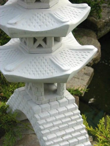Pagode auf Brücke japanische Steinlaterne HUK5 - 2