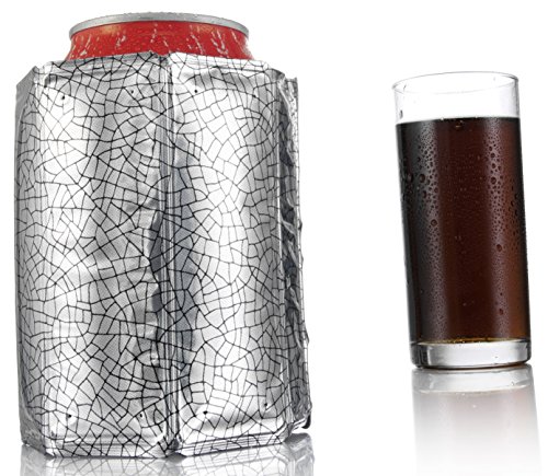 Vacu Vin 38835606 Aktiv Kühler Motiv silber 0,33l für Dosen - 2