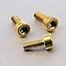 Produktbild Alu Inbus Schraube M3 x (0.5mm) x 8mm Gold