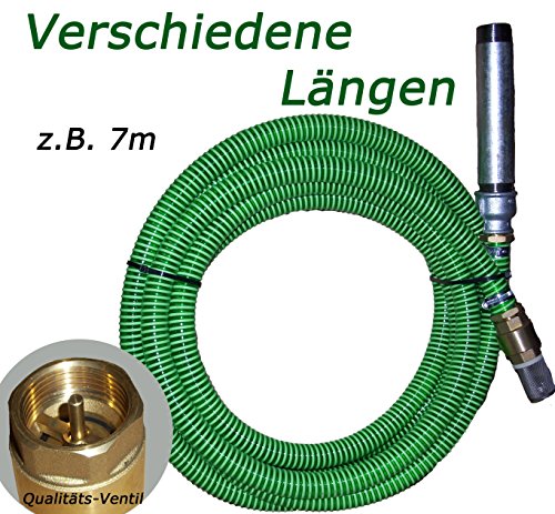 Saugschlauch Set für Schwengelpumpen * HIER * in 4m, 7m, 12m, 20m (** z.B. 7m **)