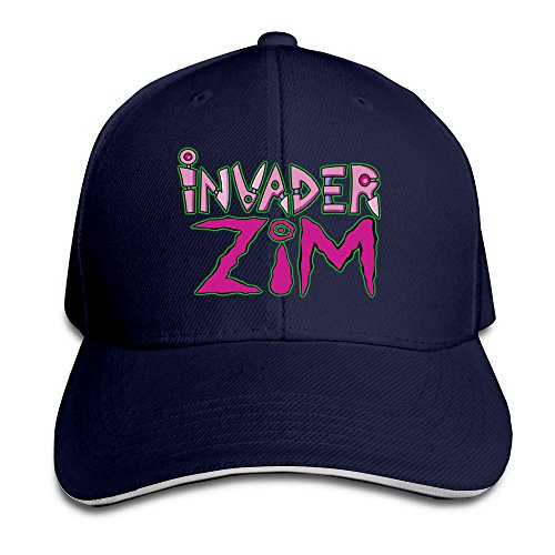 Jackey Invader Zim Logo Caps