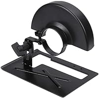 Metal Variable Angle Grinder Cutting Machine Conversion Tool Holder with Cover (Black)