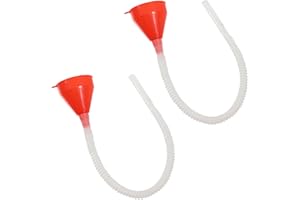 YAOLIUCP 2PCS Entonnoir de l'entonnoir de transfert de carburant avec un tuyau à long usage multiples