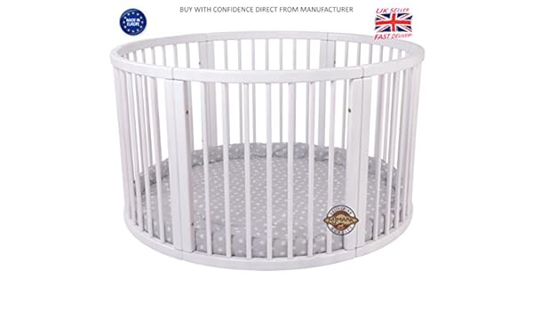 round baby gate pen