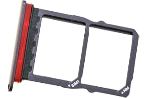 MAINHATTAN MOBILE Huawei P30 (ELE-L09, ELE-L29) Simkartenhalter und Nano-SD Card Fach, Original Ersatzteil, Schwarz