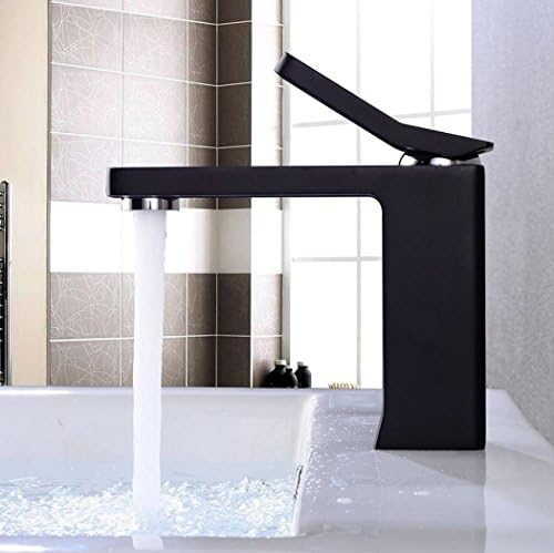 AGAOYUHUA Basin Faucet Retro Bathroom Faucet, Creative Wash Basin Faucet Under Counter Basin Bathroom Sink Taps With Water Supply Lines Oil Rubbed Bronze