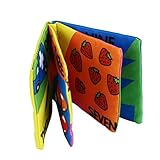Tonsee® New Soft Cloth Baby Intelligence Development Learn Picture Cognize Book (A)