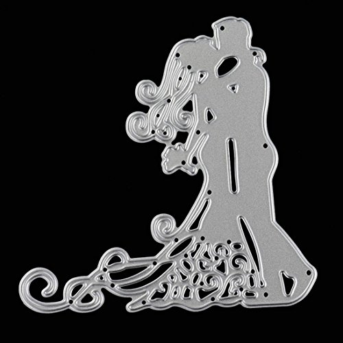 VENMO Metall Schneiden stirbt Schablonen DIY Scrapbooking Prägepapier Karten Album Tagebuch Schablone （10 Muster） (E) - 4