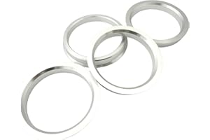 FELGENFACTORY 4 Zentrierringe aus Alu Aluminium 66,6 mm - 57,1 mm 66,6 auf 57,1