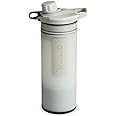 GRAYL GeoPress 24 oz Water Purifier Bottle - Filter for Hiking, Camping, Survival, Travel (Peak White)