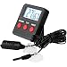 Produktbild Anpro Digital Hygrometer Wasser Thermometer, Luftfeuchtigkeit Feuchtigkeitsmesser mit LCD-Anzeige für Terrarium, Garten, Aquarium, MEHRWEG