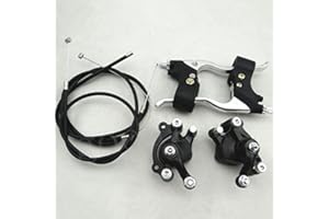 HUOPU 47 cc 49 cc Mini Moto Dirt Pit Bike Minimoto pinza de freno con kit de palancas de cable