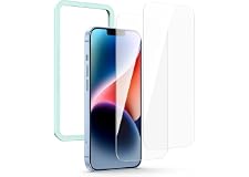UGREEN 2 Pack iPhone 14 Plus/13 Pro Max Screen Protector 6.7 Inch with Alignment Frame Easy Installation, Bubble Free, HD Cle