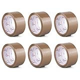 klebeband schwarz ☑【3 Zoll breiter Standardkern】PACKTAPE Paketband kann mit allen gängigen Handdispensern, einfacher manueller Verarbeitung, geräuscharmer Abwicklung verarbeitet werden