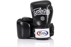 Guantes de Boxeo Fairtex BGV1 para Entrenamiento y Sparring de Muay Thai, Hombres, Mujeres y Niños | Guantes MMA para Artes Marciales, Ligeros y Amortiguadores