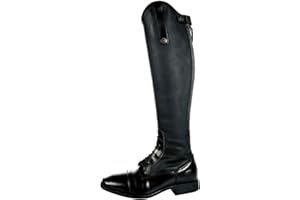 HKM SPORTS EQUIPMENT Hkm 9113 Reitstiefel Sevilla, Rindsleder, Langlänge/Enge Weite, Unisex 36-46, Pantalon Mixte