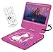 Price comparison product image LEXIBOOK DVDP6DP Disney Princess Portable DVD Player with car Adaptor and Remote