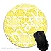 Produktbild Maus-Pad Gelbe Strandmuschel,7 inch rund Mouse-Pad mit rutschfester Unterlage Standard 1V1668