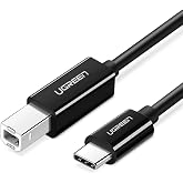 Ugreen USB Type-C to USB B Printer Cable 2 Meters Black