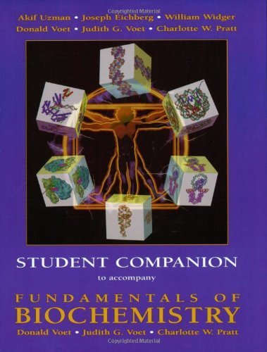Fundamentals of Biochemistry , Student Companion by Donald Voet (2000-05-18)