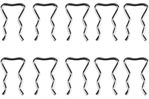 Namvo 10 clip per tubo di ritorno, clip in metallo di ricambio per il sistema di iniettore