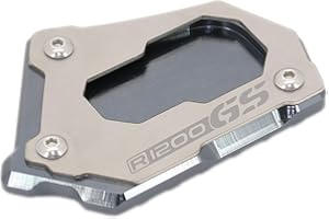 BROEL Prolunga cavalletto laterale moto Per BMW Per R1250GS Per R 1200 GS LC ADV R1250GS Per Adventure R 1250 GS Prolunga cavalletto moto Prolunga cavalletto laterale Cavalletto laterale (Colore : Titanio