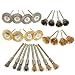 Produktbild Liferre 24pcs Draht Stahl Messing Pinsel Set Polierbürste Räder für Dremel Rotary Tool