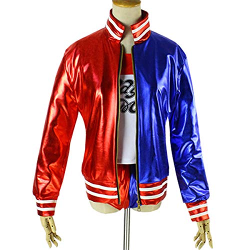 unbrand Tuta da Addio al Pupazzo di Natale Suicide Costume da Ragazza per Bambini Harley Quinn Costume da Ragazza per Adulti