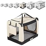 TecTake-TecTake-BORSA-PER-CANE-BOX-GABBIA-PIEGHEVOLE-AUTO-TRASPORTINO-DA-AEREO-ANIMALI-disponibili-in-diverse-misure-XXL-90x59x64-no-401041