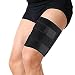Produktbild Oberschenkelbandage, mit Silikon-Anti-Rutsch-Streifen Einstellbare Kniesehne Kompressions-Wrap für Pulled Injury Belastung Tendinitis Rehabilitation und Erholung, Oberschenkel-Unterstützung passt Männer und Frauen