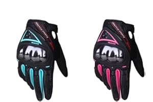 Scoyco Guanti da moto donna Armatura touchscreen Guanti antiscivolo da donna traspiranti MBX/MTB/ATV Sport Guanti da ciclismo rosa