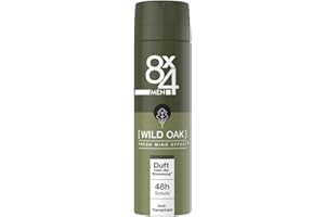8X4 Wild Oak No.8 Antyperspirant, Zielony, 150 ml