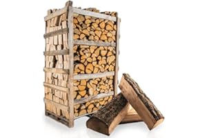 Paligo Wood Firewood Log Fire Woodburner Stove Grill Smoker Log Wood Oak Dry Chopped Ready for Oak 33 cm 1,8rm = 2,5srm/1 Pallet