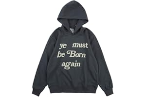 NAGRI Bluzy z kapturem Kanye Ye Must Be Born Again