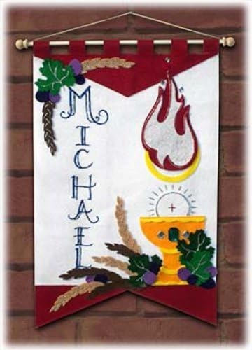 Deluxe First Communion Banner Kit: Holy Spirit - Single Kit (Illuminated Ink 833)