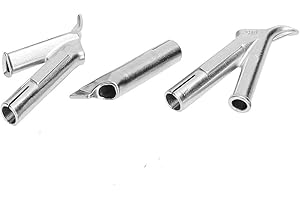 Seababyhouse 3pcs Remplacement des Buses de Soudage de Pistolet pour L'embout de Soudure Plastique Air Chaud 5mm en Plastique de PVC d'air Chaud de Vinyle, Résistant à la Chaleur d'acier Inoxydable