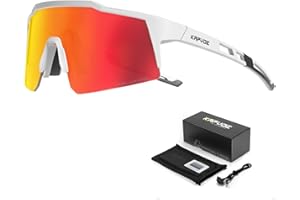 KAPVOE Polarisierte Kinder Sport Sonnenbrille Baseball Brille für Jungen Mädchen Teenager Fahrradbrille Radfahren Laufen