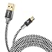 Produktbild Micro USB Kabel [2 pack] Anypro Nylon umflochtene Micro USB Kabel(1m+2m) mit reversible USB 2.0 Anschluss