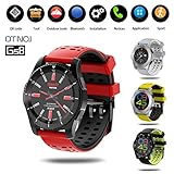 Sansee Art und Weise GPS Intelligente Blutdruck Herzfrequenz Armbanduhr Smart Wrist Watch GS8 Unterstützung Anrufe Tätigen/Fernkamera/Fernmusik/Herzfrequenz der zweiten Generation/Android System und IOS System/Sim Karte/Sd Karte