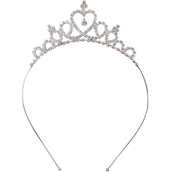 Tiara kristallen kroon met strass kam zilver strass tiara bruiloft bruid strass kroon voor verjaardag bruiloft eindexamenbal prinsessenfeesten, Eén maat, Edelsteen, Kristal
