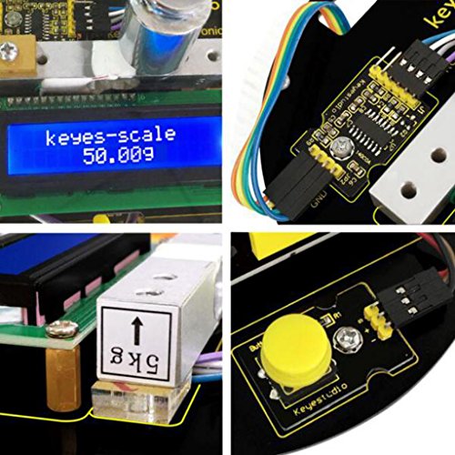 MagiDeal Paketwaage diy Set – Küchenwaagen Starter Kit – Digitalwaage Starter – Industriewaage für Arduino Uno - 3