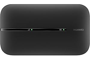 ‎HUAWEI HUAWEI 4G Mobile WiFi 3,E5783，Router，Tragbarer mobiler Hotspot, mobiler Router der Kat 7 mit SIM-Karte, LTE mit 300 Mbit/s Download / 100 Mbit/s Upload, Kompatibel mit Allen SIM-Karten
