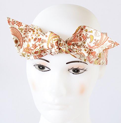 PAISLEY JAPANESE POP KAI USAMIMI BUNNY EARS HEAD SCARF BY ANNA KAWAII