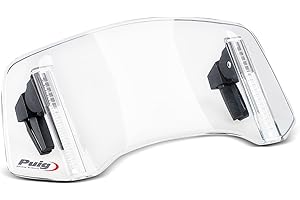 Deflecteur Compatible avec Pare Brise Spoiler de Bulle Clip-on Puig 20764W Clair