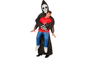 ORIGINAL CUP AirSuit Traje inflable de la Parca | Disfraz de Halloween peculiar | Original | Tamaño adulto 160 a 190cm | Poliéster Cómodo | Resistente | Sistema de inflación incluido | OriginalCup