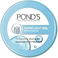 POND'S Super Light Gel Oil Free Face Moisturizer 73 g, With Hyaluronic Acid & Vitamin E for Fresh Glowing Skin & 24 hr Hydration - Daily Use