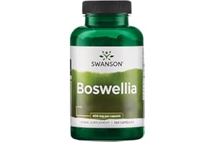 Swanson, Boswellia, 400 mg, Resina di Incenso, Boswellia Serrata, 100 Capsule, Testate in Laboratorio, Senza Soia, Senza Glutine, Non OGM