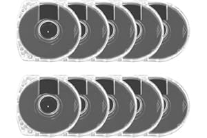 Meijunter 10 piezas Umd Estuche de Disco de Juego, Carcasa de Repuesto Transparente Compatible con Sony PSP 1000 / PSP 2000 / PSP 3000 UMD