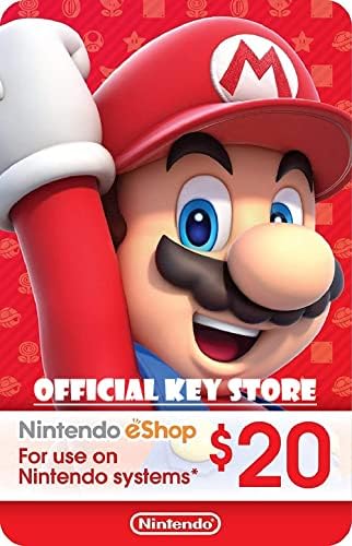 Nintendo eShop PrePaid Card $20 USD (Switch/3DS/Wii U)