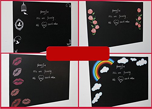 Lifetree Home Kreidetafel Folie selbstklebefolien Tafel Aufkleber schwarz 45*200cm - 5